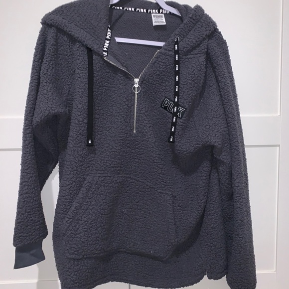 PINK teddy oversized jacket - Picture 1 of 1